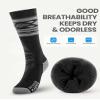 OutdoorMaster Ski Socks, Merino Wool Ski Socks for Men & Women, Thermal Winter Warm & Breathable Snowboarding Socks for Cold Weather, Over The Calf Non-Slip Cuff, Machine Washable view 3