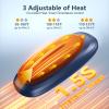 3-in-1 Electric Hand Warmers Rechargeable 2 Pack,14000mAh Portable Dual-Sided Handwarmer with Charging Case, 3 Levels Fast Heating Pocket Warmers,Gifts for Men,Women,Raynauds,Hunting Gear(Navy Blue) view 4