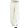 BIVENANT Linen Pants for Women Wide Leg Pants Elastic Waist Pants Baggy Pants Casual Pants Loose Pants Palazzo Pants Trousers view 1