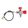 TUXING Upgrade DIN Valve Scuba Adapter, Paintball Fill Station for HPA Tank with High Pressure Gauge 6000 psi PCP Paintball Filling Air Hose (M18*1.5) view 1