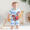 Angel season Baby Boy Swimsuit One Piece UPF 50+ Toddler Boy Swimsuit Rash Guard Infant Bathing Suit Size 12-18 Month view 4