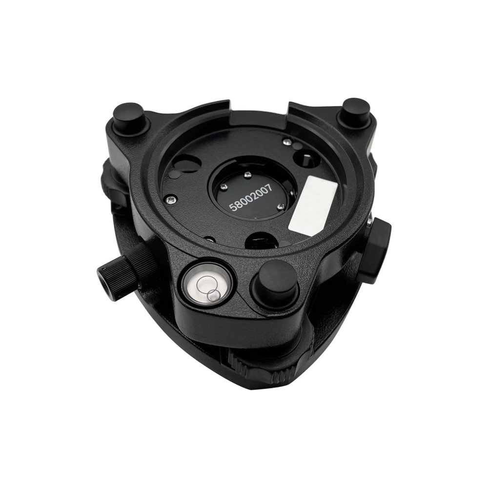 JIEYUEXIN Black Optical Plummet Adaptor Compatible with Trimble Total Station, Aluminum Tribrach Adapter with Optical Plummet