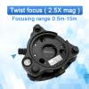 JIEYUEXIN Black Optical Plummet Adaptor Compatible with Trimble Total Station, Aluminum Tribrach Adapter with Optical Plummet view 2