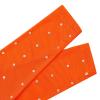 BAOHULU Gymnastics Leotard for Girls Shiny Sequins Mesh 3/4 Sleeve Practice Dancewear B285_Orange_6A view 3