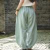 BIVENANT Wide Leg Pants for Women Elastic Waist Pants Baggy Pants for Women Casual Palazzo Pants for Womens Loose Pants Linen Pants for Women Summer view 4