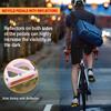 Bike Pedals 9/16 Inch - Bicycle Pedals with Reflectors - 3 Sealed Bearings MTB Pedals Wide Platform Pedals for Mountain Bike, BMX, Road Bike Pedals (Pink) view 2