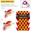 BMPAALN Dragon Ribbon Streamer, Flowy Dragon Dance Decorations, Rhythmic Shaking Staff Poi for Crafts, Sports Games Washable Performance Props(Style1,10M(33FT)) view 2