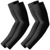 Kinwor Arm Sleeves 5 Pairs UV Sun Protection UPF 50 Arm Compression Cooling Sleeves Men&Women view 2
