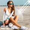 Kinwor Arm Sleeves 5 Pairs UV Sun Protection UPF 50 Arm Compression Cooling Sleeves Men&Women view 4