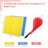 LUMINFLY Reusable Beginners & Training Pads, Set Foam Pu Abs High-Density Eva Reusable & Kit Arts Filled for Padded Boards Boards view 4