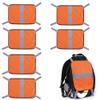 6 Pcs Blaze Orange Safety Panel, 9" x 12" Blaze Orange Panel Hunting Mesh view 1