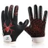 GOWISDOM Youth Football Gloves, Silicone Grip Football Gloves Training with Super Stick, Red Spider, M/L(6-6.5 inch) view 1