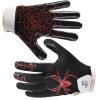GOWISDOM Youth Football Gloves, Silicone Grip Football Gloves Training with Super Stick, Red Spider, M/L(6-6.5 inch) view 2