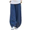 BIVENANT Wide Leg Pants Elastic Waist Pants Baggy Pants Casual Palazzo Pants Loose Pants Linen Pants for Women Summer view 1