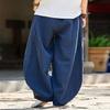 BIVENANT Wide Leg Pants Elastic Waist Pants Baggy Pants Casual Palazzo Pants Loose Pants Linen Pants for Women Summer view 3