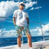 SQPO Island Mens Swim Trunks with Compression Liner Quick Dry Zipper Pocket Bathing Suit for Beach Summer Xx-Large view 2