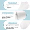 Women's Thin Low Cut Ankle Cotton Socks - 6 Pairs Lightweight Non-Slip No Show Socks, Classic Casual Running Socks (US, Numeric, 3, 7, Regular, Regular, White) view 4