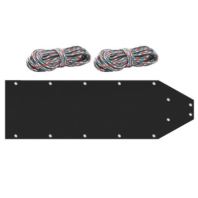 NineFit Basics Deer Drag Sled - Multipurpose Sled, Black, Polyethylene (PE), Easy Install, Heavy Duty, Effortless Towing, Suitable for Many Occasions