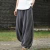 BIVENANT Cotton Pants Palazzo Pants Linen Pants Wide Leg Trousers for Women High Waisted Loose Baggy Pants with Pockets view 2