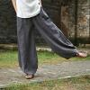 BIVENANT Cotton Pants Palazzo Pants Linen Pants Wide Leg Trousers for Women High Waisted Loose Baggy Pants with Pockets view 4