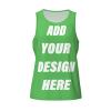 Custom Mens Tank Top Add Your Text Image Logo for Workout for Workout Athletic Undershirts view 1