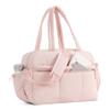CLUCI Duffle Bag for Travel, Gym Bag for Women, Puffer Tote Small Carry On Bag, 30L Duffle Weekender Bags with Wet Pocket Pink view 1