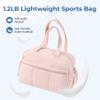 CLUCI Duffle Bag for Travel, Gym Bag for Women, Puffer Tote Small Carry On Bag, 30L Duffle Weekender Bags with Wet Pocket Pink view 4