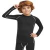 ATTIQOZI Boys' Compression Shirts Youth Long Sleeve Football Baseball Undershirt Sports Quick Dry Athletic Baselayer 4,5,6 Pack Black(5pack) S view 2