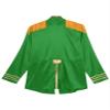 Hedmy Womens Halloween SGT Sergeant Pepper Costume Jacket Marching Band Rock 60s Satin Cardigan Coat Green Large view 3