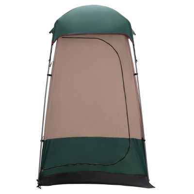 Shower Tent for Camping Outdoor Privacy Tent 63 * 63 * 94.5" Spacious Camping Changing Tent Dressing Room Portable Toilet Tent Camping Privacy Shelter Instant Outdoor Rain Shelter (Dark Green)