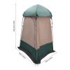 Shower Tent for Camping Outdoor Privacy Tent 63 * 63 * 94.5" Spacious Camping Changing Tent Dressing Room Portable Toilet Tent Camping Privacy Shelter Instant Outdoor Rain Shelter (Dark Green) view 2