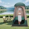 Shower Tent for Camping Outdoor Privacy Tent 63 * 63 * 94.5" Spacious Camping Changing Tent Dressing Room Portable Toilet Tent Camping Privacy Shelter Instant Outdoor Rain Shelter (Dark Green) view 4