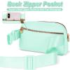 Uygafly Fanny Pack Belt Bag Crossbody Bags with Initials Letter Patch Trendy Stuff for Teens Cute Stuff Birthday Gifts for Teenager Girls | Light Green,Initial J view 3