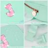Uygafly Fanny Pack Belt Bag Crossbody Bags with Initials Letter Patch Trendy Stuff for Teens Cute Stuff Birthday Gifts for Teenager Girls | Light Green,Initial J view 4