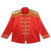 Hedmy Womens Halloween SGT Sergeant Pepper Costume Jacket Marching Band Rock 60s Satin Cardigan Coat Red Large view 3