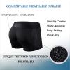 JOCKMAIL Mens Padded Underwear Mens Boxer Briefs with Butt Padding Comfort Padded Underwear for Gym, Date, Party 2 Pack (US, Alpha, X-Large, Regular, Regular, Red+Black) view 3