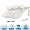 BOHK Shell Trinket Dish Ceramic Conch Ring Holder Jewelry Tray Decorative Jewelry Plate Cute Jewelry Organizer for Home Decor(Big Conch White) view 4