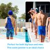 iSwim Men's Lite Swimsuit Jammer, UPF 50+ Sun Protection, Durable Polyester Spandex, Adjustable Drawstring Waist, Ideal for Competitive Swimming, Spirit - Purple 24 view 4