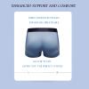 JOCKMAIL Mens Padded Underwear Mens Boxer Briefs with Butt Padding Comfort Padded Underwear for Gym, Date, Party 2 Pack (US, Alpha, Medium, Regular, Regular, Dark blue+Black) view 3