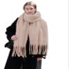 Wander Agio Cashmere Feel Scarf Long Pashmina Shawls and Wraps for Women Large Blanket Scarves Solid Skin 25