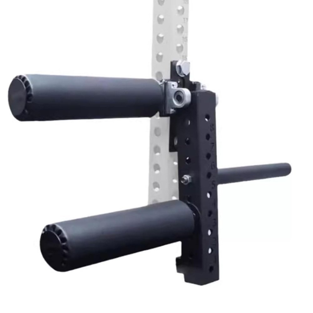 ZyKnaurral Seated Leg Extension and Curl Exercise Machine, Adjustable Leg Gym Equipment Attachment, Gym Squat Rack Accessory,26mm