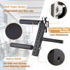 ZyKnaurral Seated Leg Extension and Curl Exercise Machine, Adjustable Leg Gym Equipment Attachment, Gym Squat Rack Accessory,26mm view 2