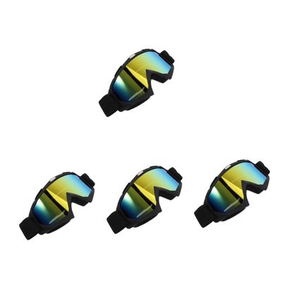 OUNONA 4pcs Motorcycle Windproof Cycling Eye Protector for Outdoor Sports Stylish Design Enhanced Sun Comfortable Fit for Riding and Skiing for Men and Women