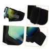 OUNONA 4pcs Motorcycle Windproof Cycling Eye Protector for Outdoor Sports Stylish Design Enhanced Sun Comfortable Fit for Riding and Skiing for Men and Women view 4