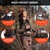 GearOZ Waterfowl Hunting Waders for Women, Waterproof Duck Hunting Waders Female Insulated Neoprene Chest Wader Camo Bootfoot Wader, Boot Hanger for Fishing Breathable Hunter Waders Weighters, Size 10 view 3