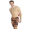 iSwim Men's Lite Swimsuit Jammer, UPF 50+ Sun Protection, Durable Polyester Spandex, Adjustable Drawstring Waist, Ideal for Competitive Swimming, Breeze - Orange 22 view 2