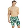 iSwim Men's Lite Swimsuit Jammer, UPF 50+ Sun Protection, Durable Polyester Spandex, Adjustable Drawstring Waist, Ideal for Competitive Swimming, Breeze - Green 24 view 2