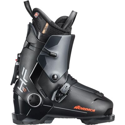 Nordica HF 110 Men's Wide Fit Easy Entry Alpine Ski Boots (Black/Anthracite/Red, 25.5)