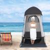 Shower Tent for Camping Outdoor Privacy Tent 63 * 63 * 94.5" Spacious Camping Changing Tent Dressing Room Portable Toilet Tent Camping Privacy Shelter Instant Outdoor Rain Shelter (Coffee Brown) view 3
