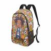 Faroishta Custom Kids Backpack for Boys Personalized School Backpack, Basketball Pattern Backpack for Students, Back to School Supplies for Kids, Travel Gift Bookbag for School view 3